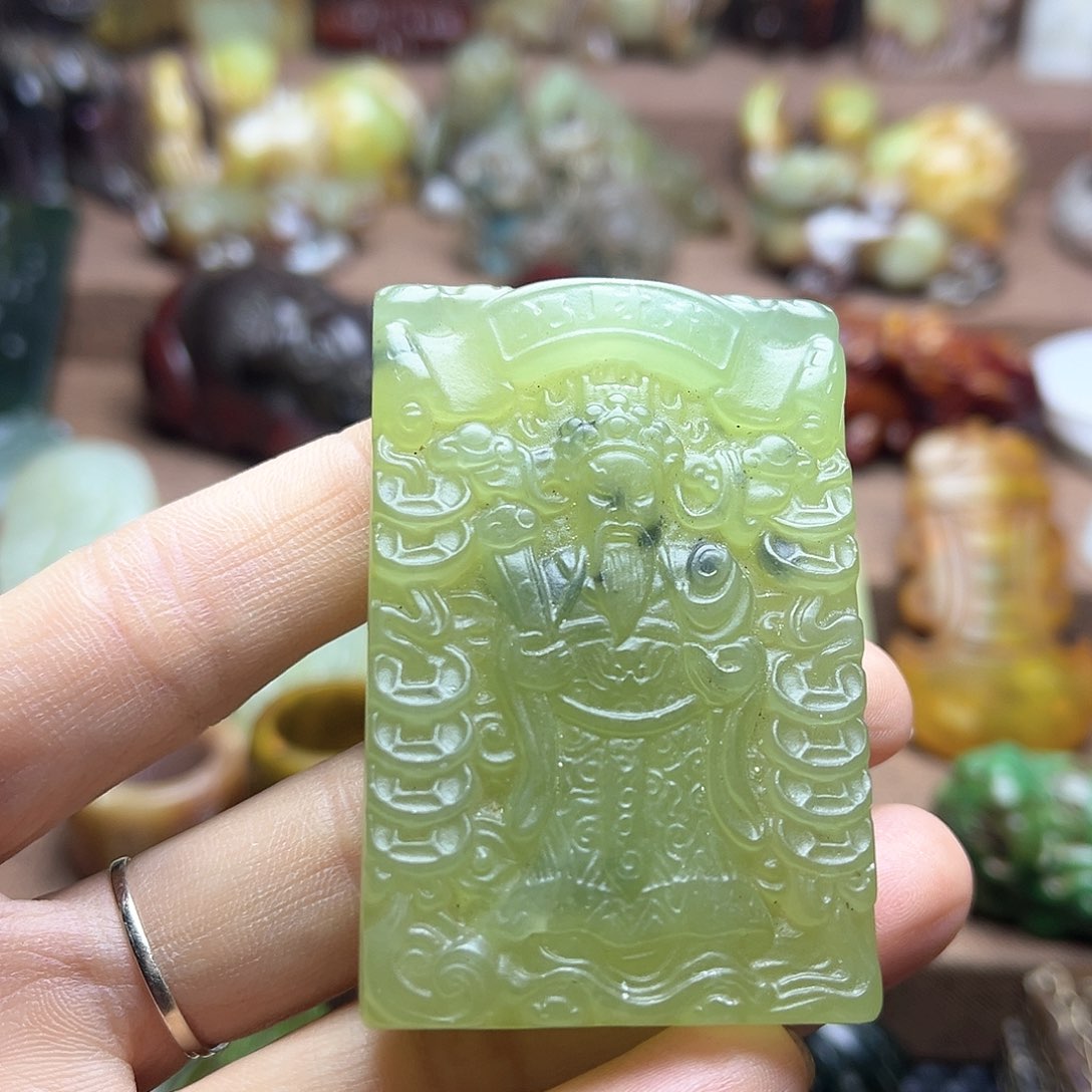 白玉菩提吊坠38。。