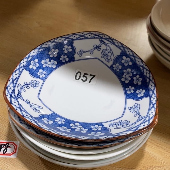 陶摆件057号7英寸6个装圆盘