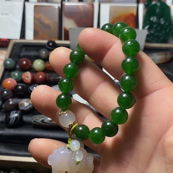 玛瑙/玉髓合金颈饰