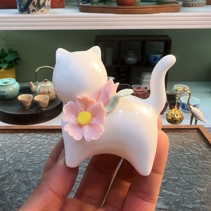 青花瓷器茶具套装茶叶罐个人杯