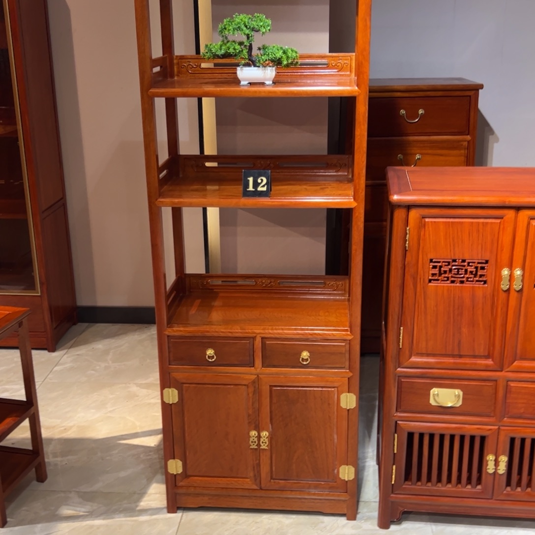 彪***花梨木类成套家具62 32 178书柜