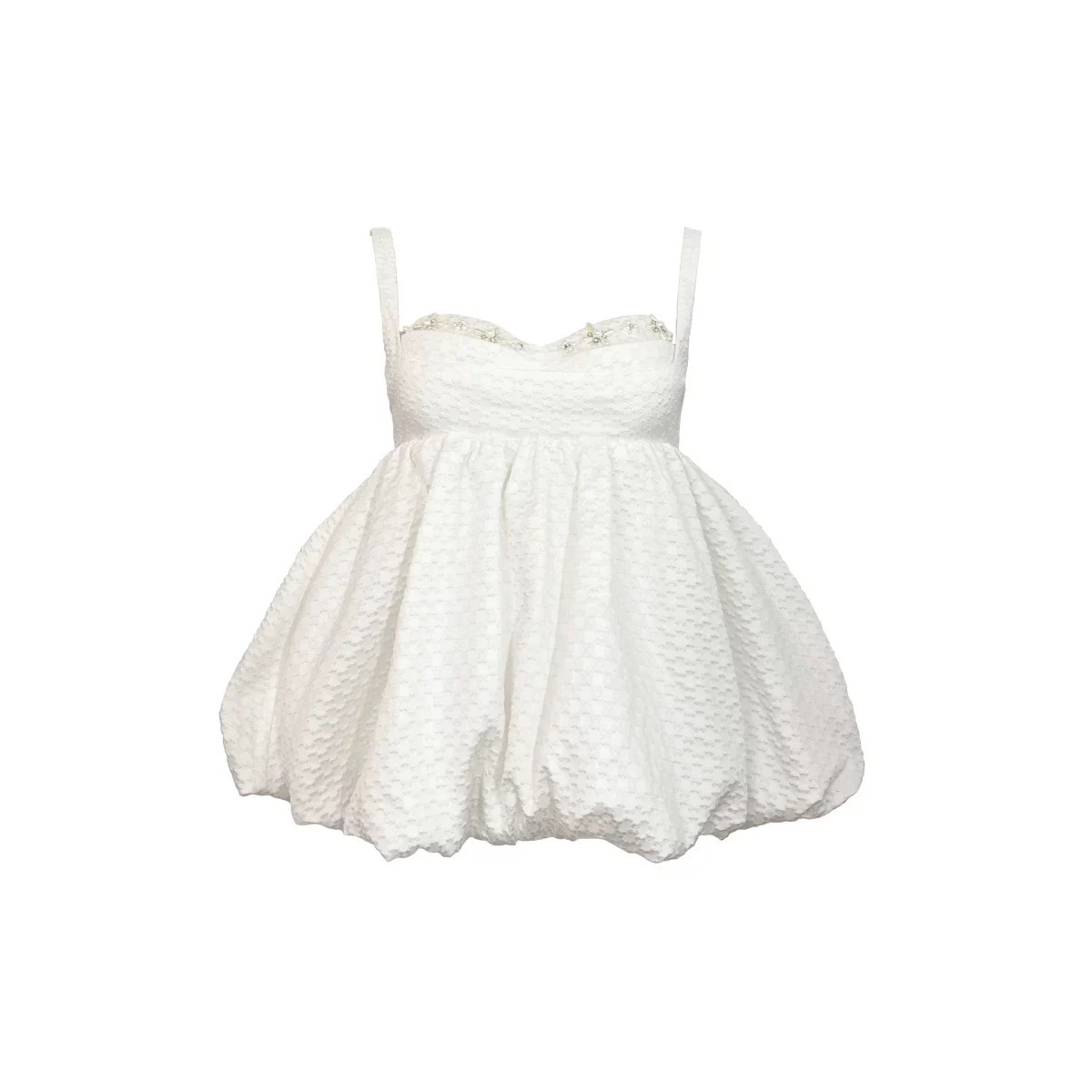 花苞吊带女装 带胸垫  涂鸦 T 裙