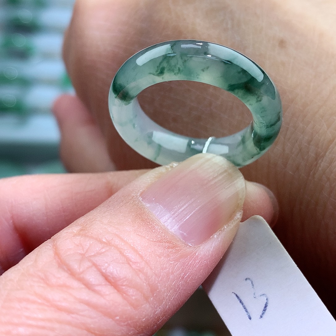 未镶嵌戒指翡翠13号