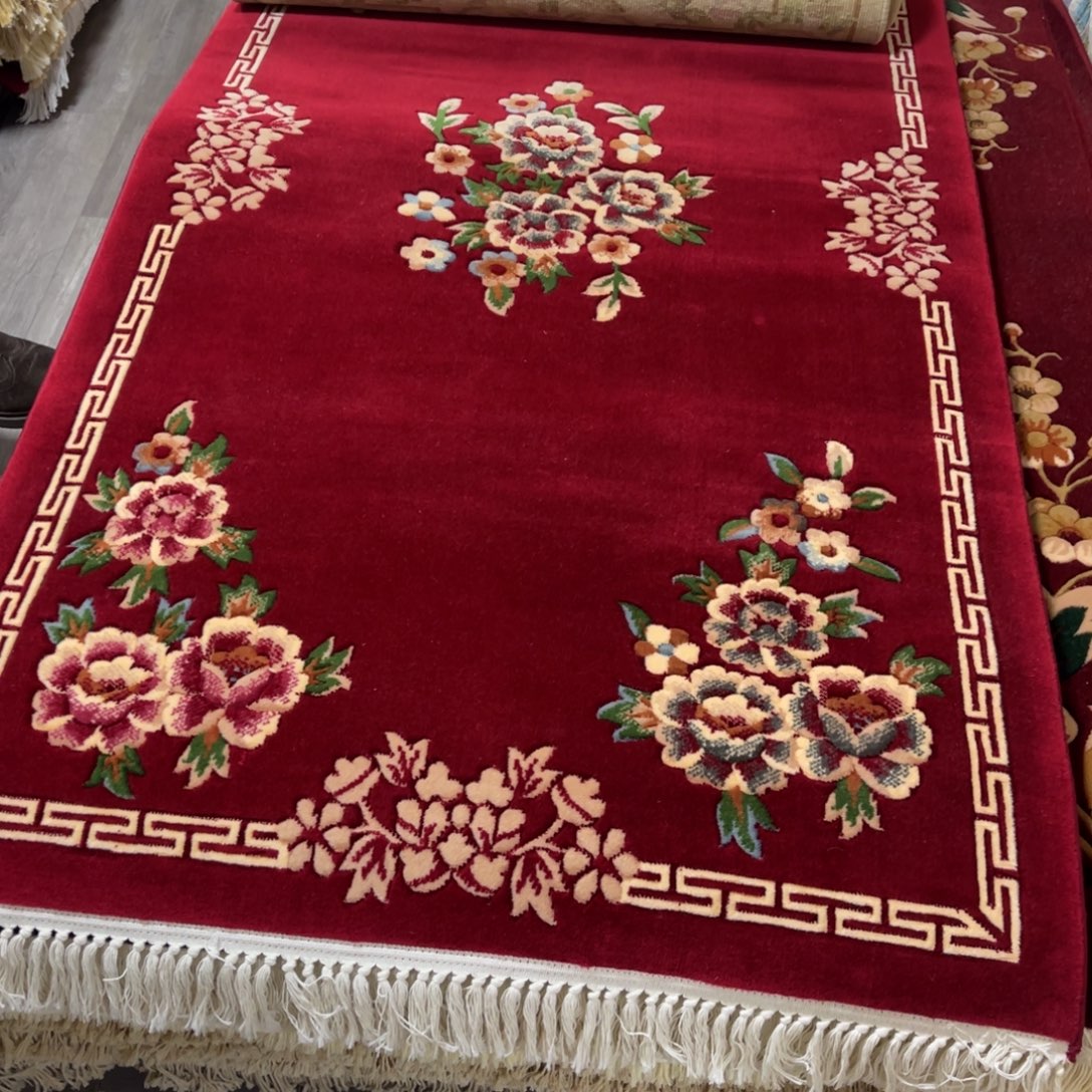 羊毛1×2纯羊毛加厚床边毯