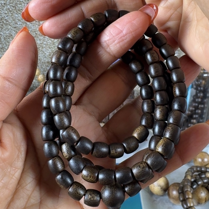 沉香手串火**！白棋沉水0.6