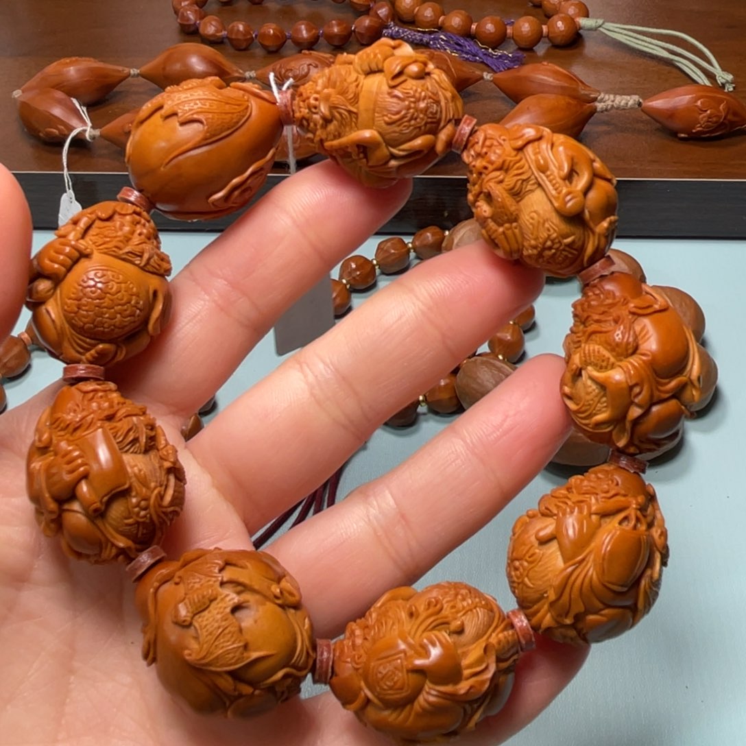 橄榄核手串/手链钟馗