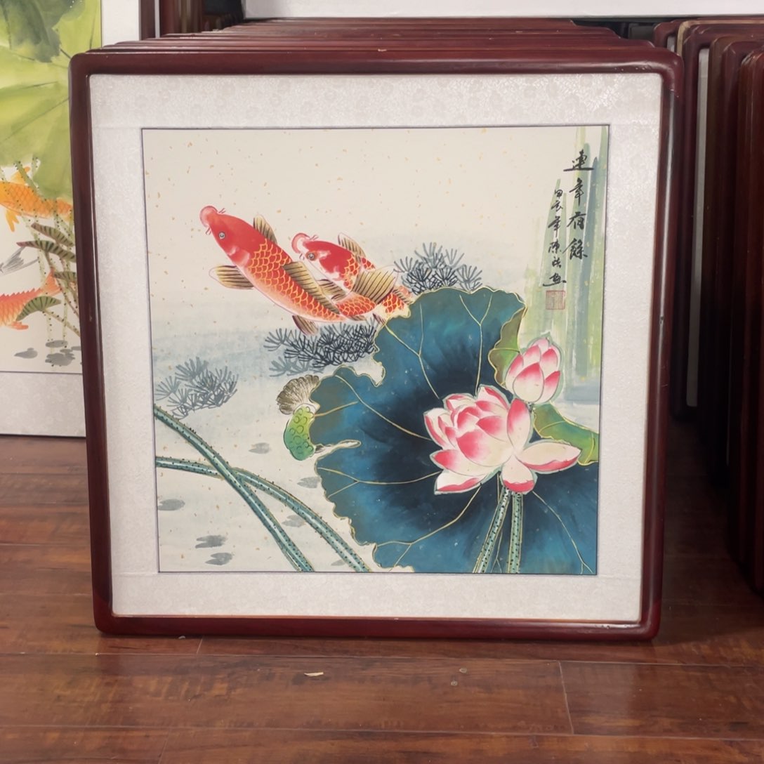 国画带框尺寸63*63厘米