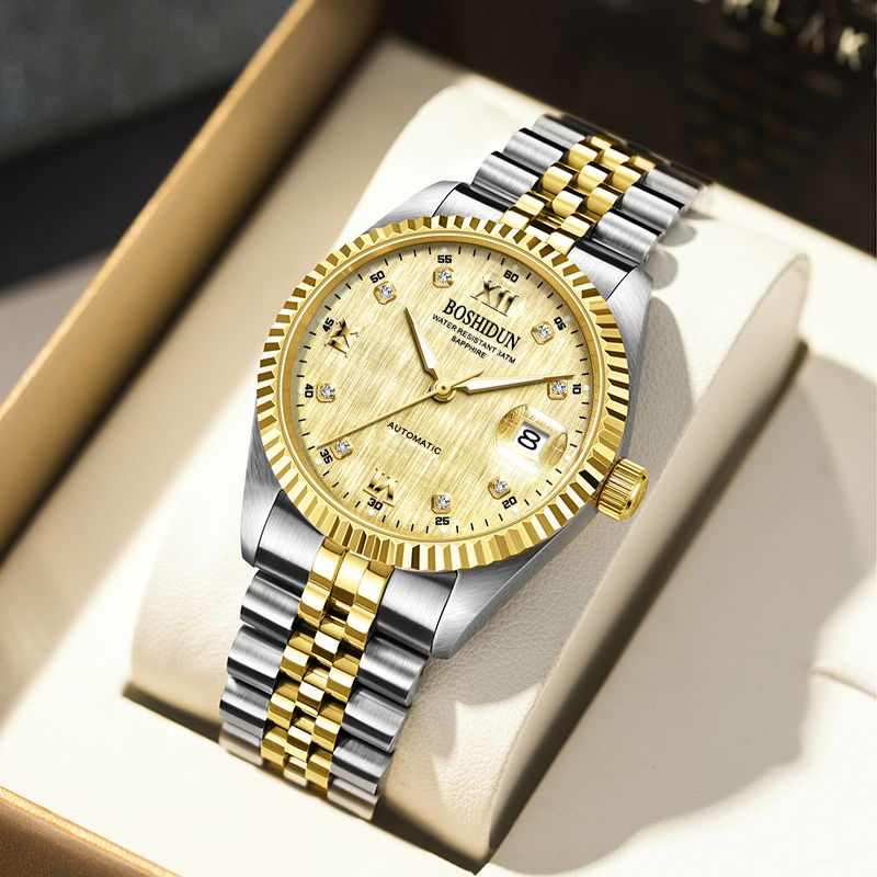 商务大气日志系列夜光防水男表9119G专属