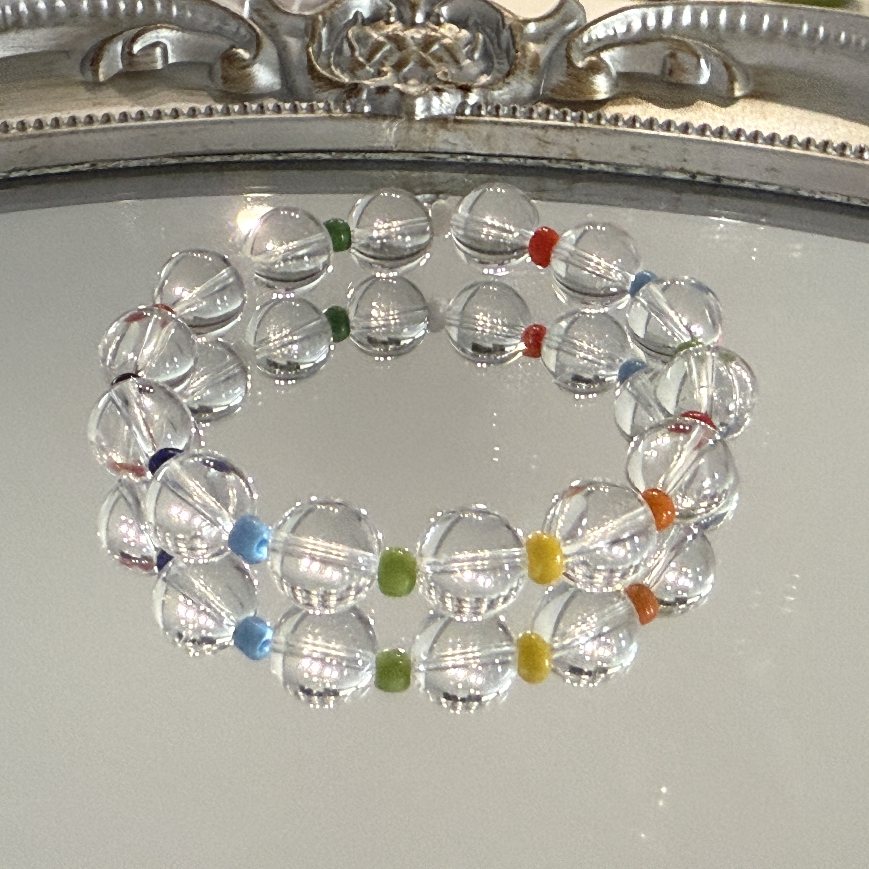 【彩虹多巴胺】天然水晶 白水晶 设计多样发其一