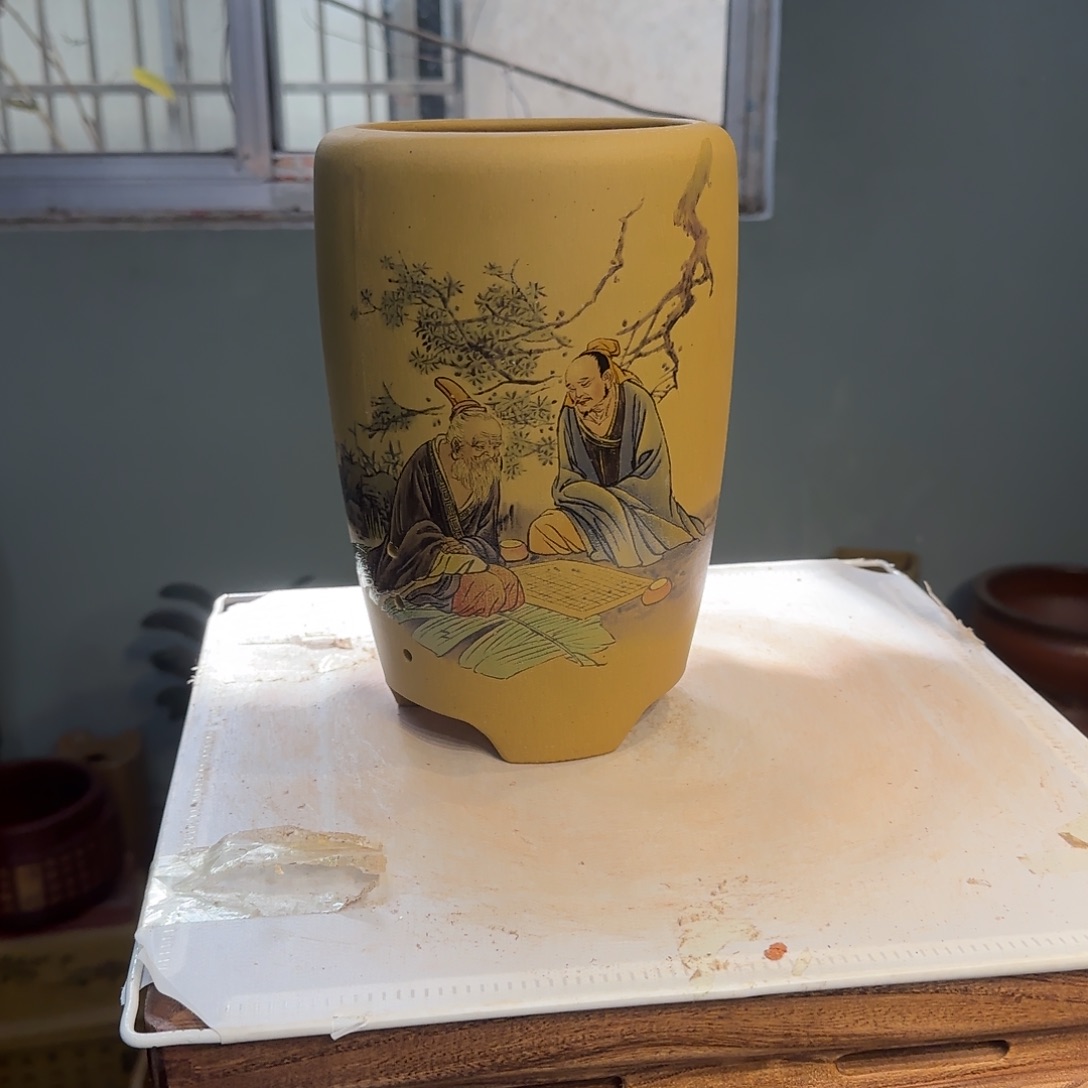 紫砂花盆紫砂口径16