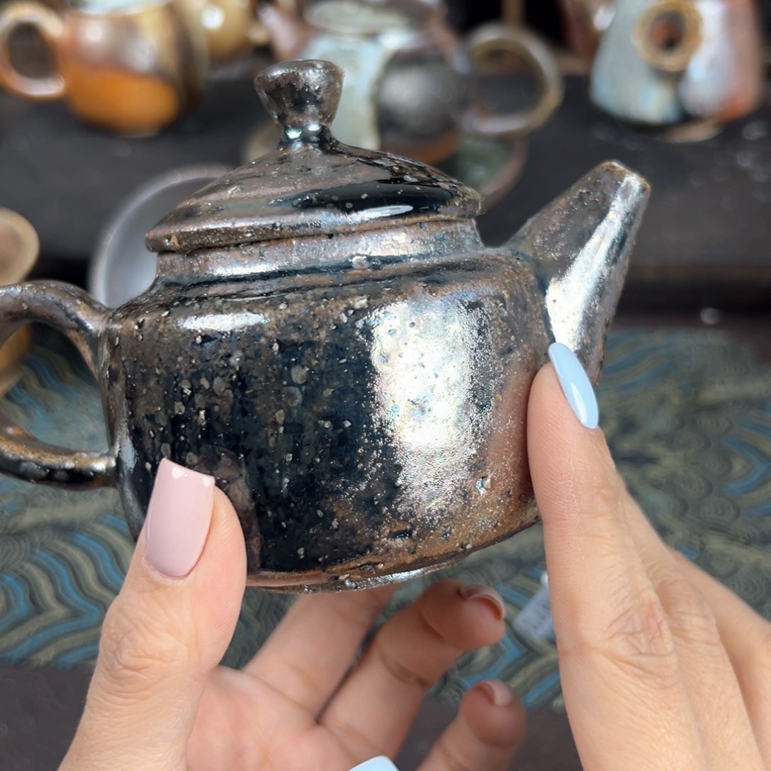 杯柴烧茶器铁胎壶