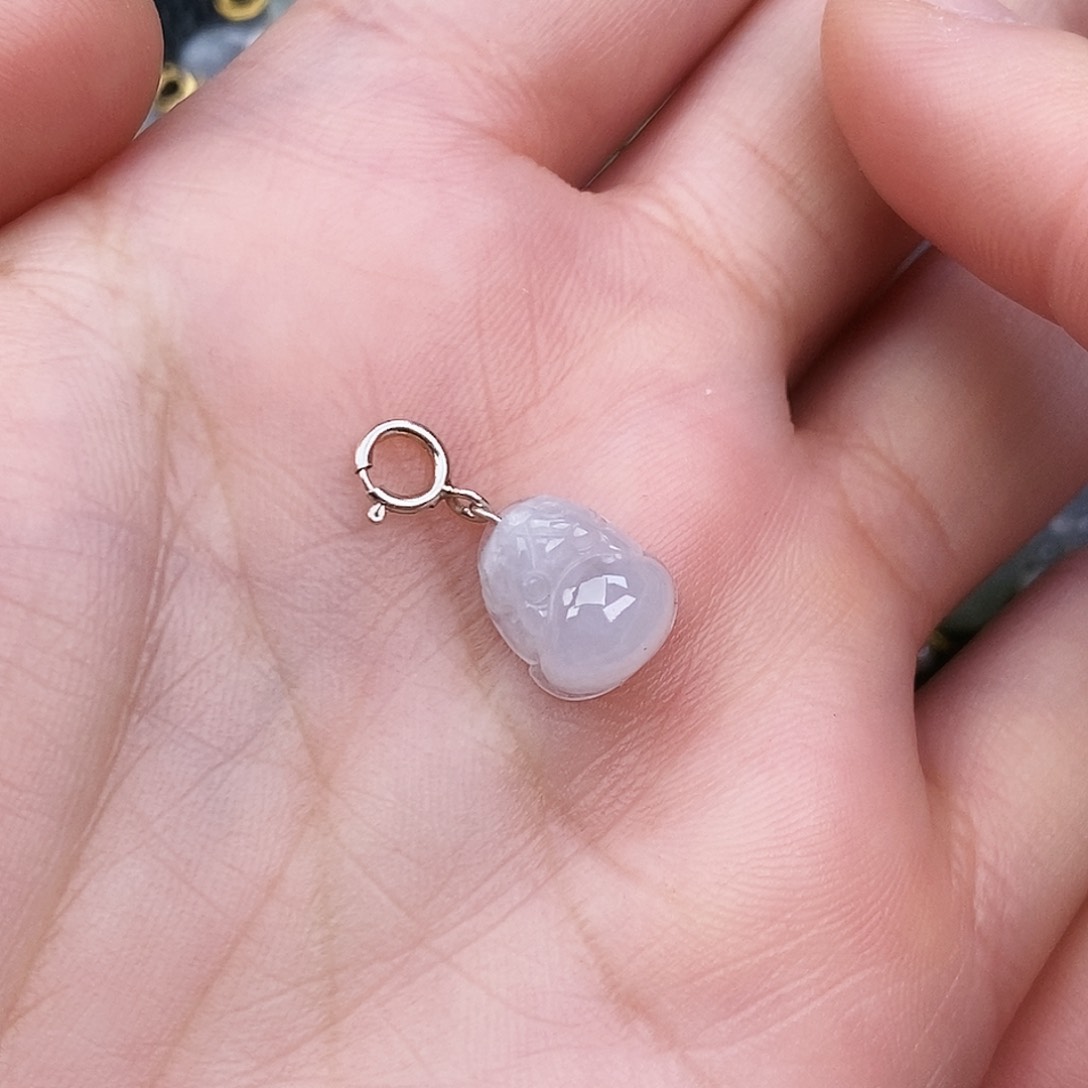 翡翠颈饰银S925镶嵌貔貅