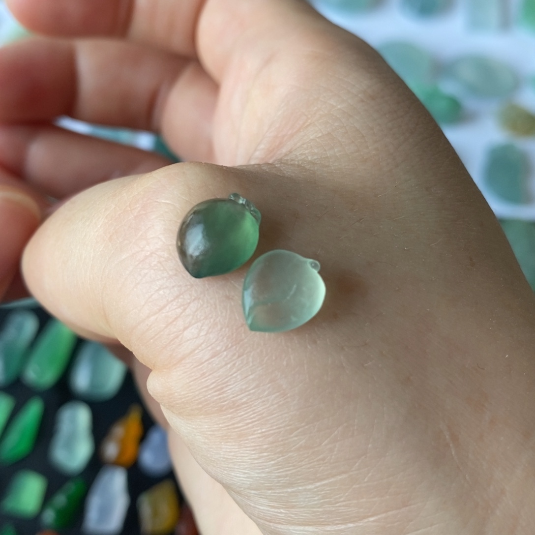 定制翡翠未镶嵌桃子