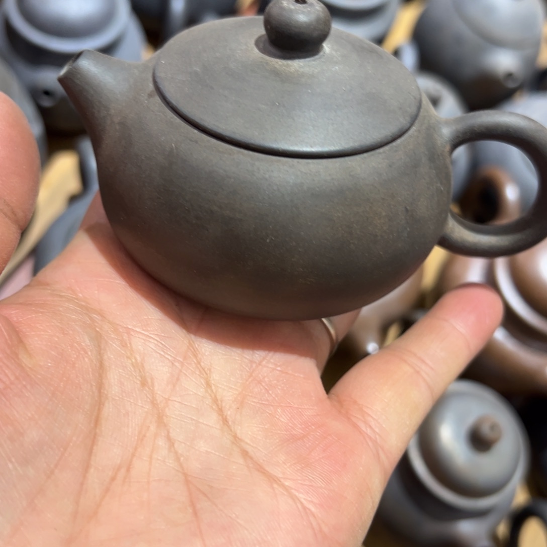 贵台龙窑柴烧茶壶70