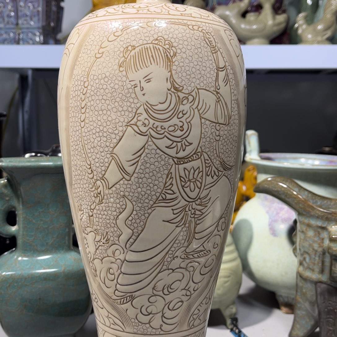 瓶圣*福磁州窑美又见大方