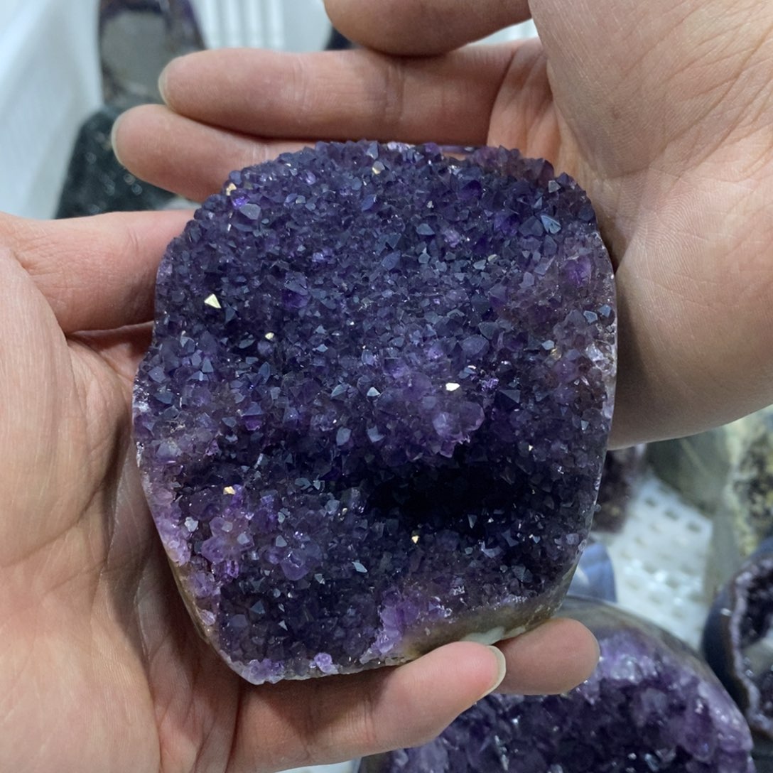 紫晶摆件摆件未镶嵌