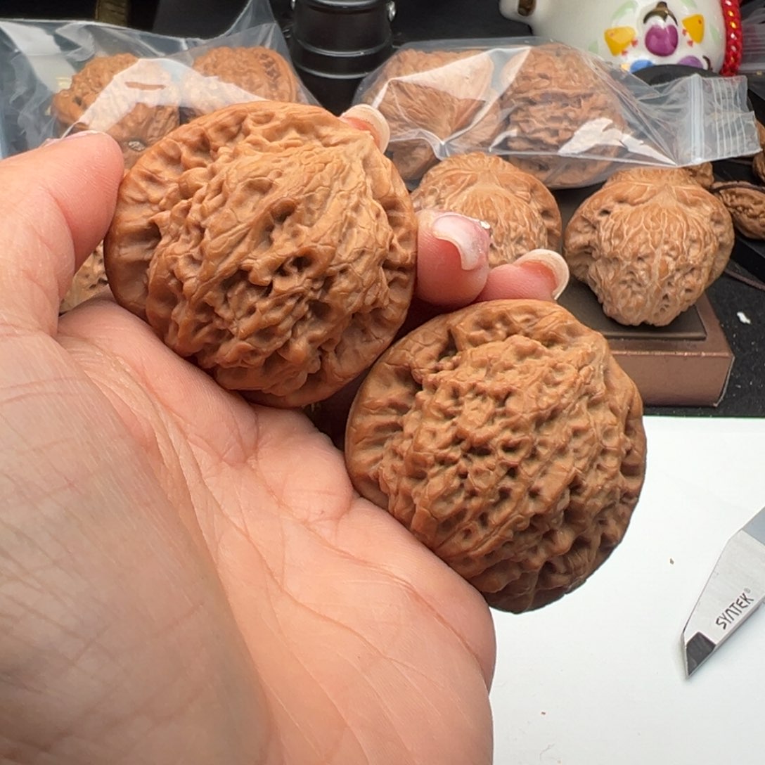 文玩核桃把件金公子44