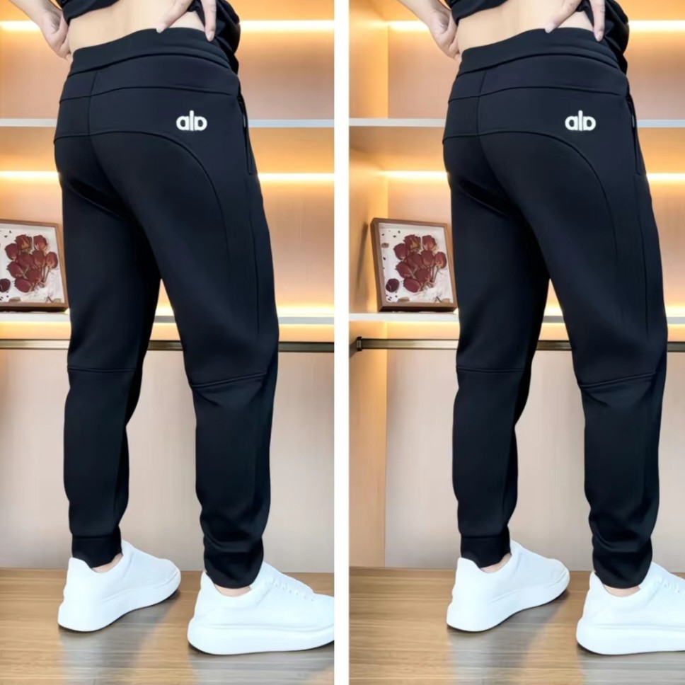 秋季新款加绒男士运动休闲裤修身显瘦百搭小脚裤潮流舒适长裤