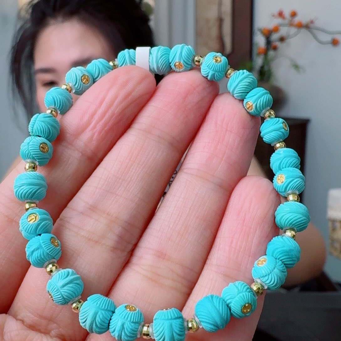 未镶嵌绿松石珠宝奇石