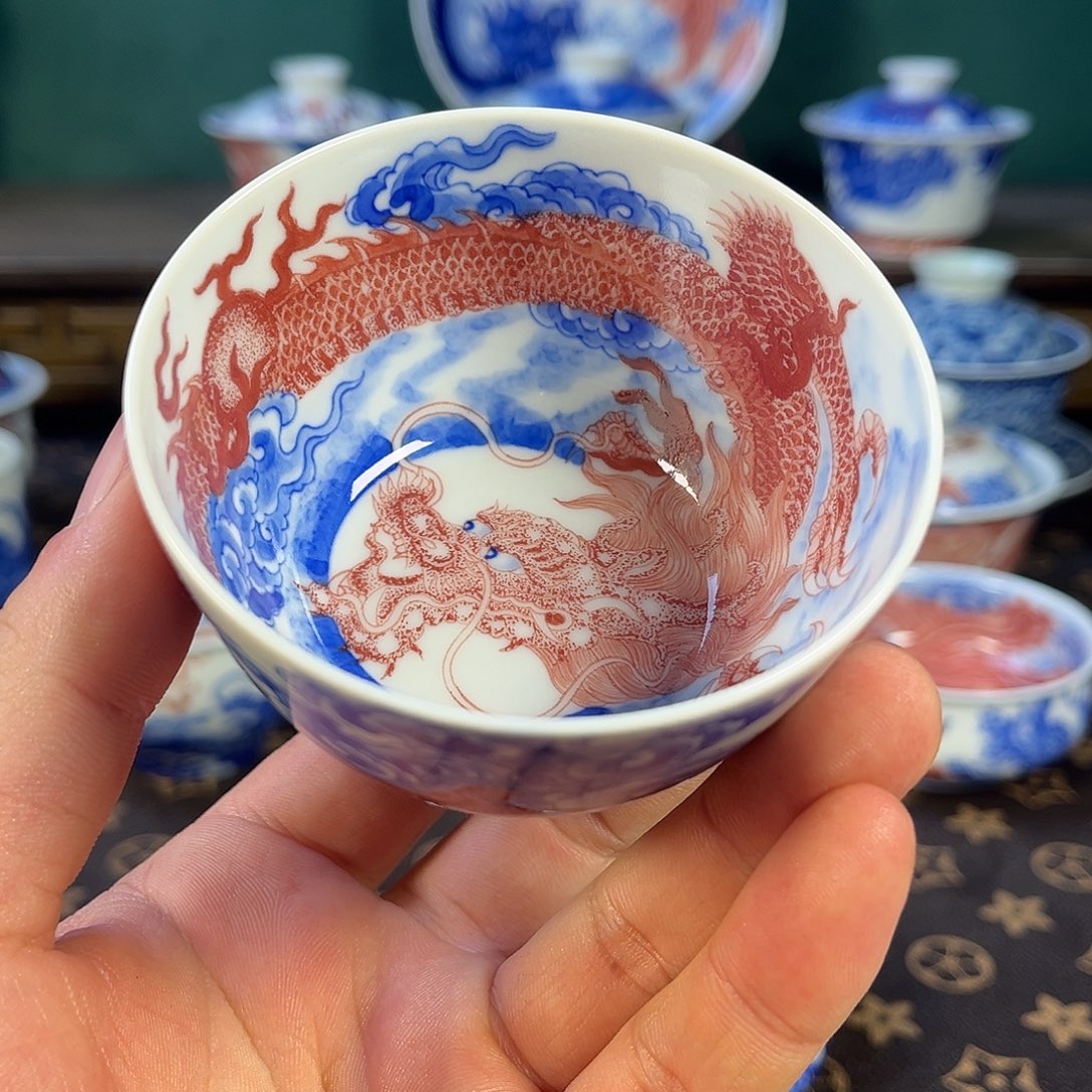 瓷片自成堂景德镇手工手绘