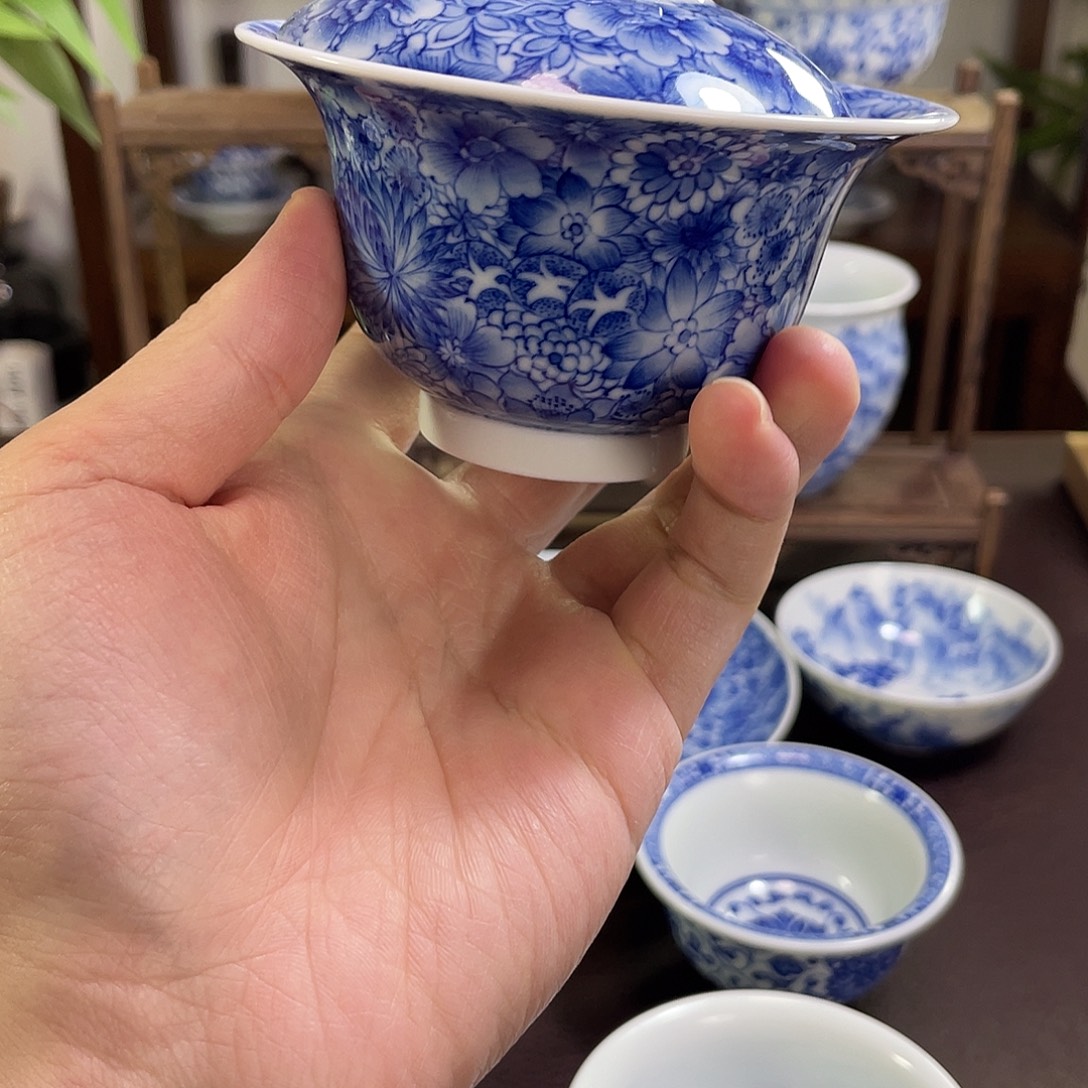 ****陶纯手工手绘重工万花