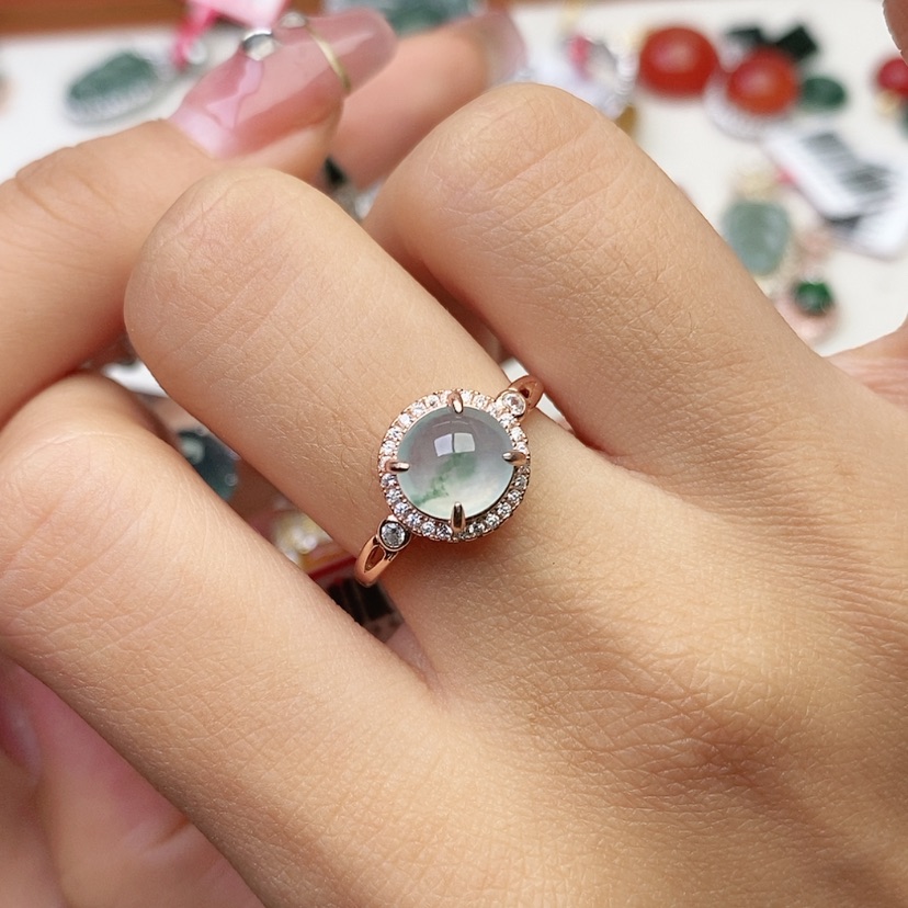 【闪购商品】翡翠戒指未镶嵌天然翡翠戒指