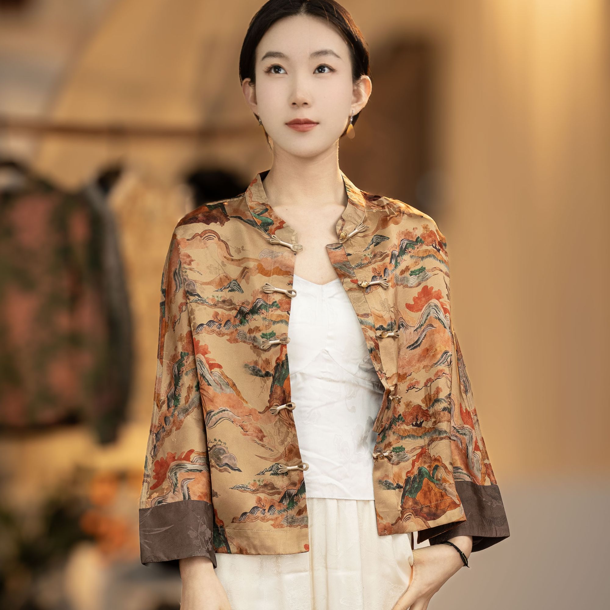 [山海经]中式新款国风外套开衫3056