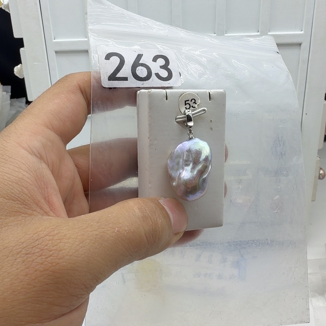 合金淡水珍珠颈饰