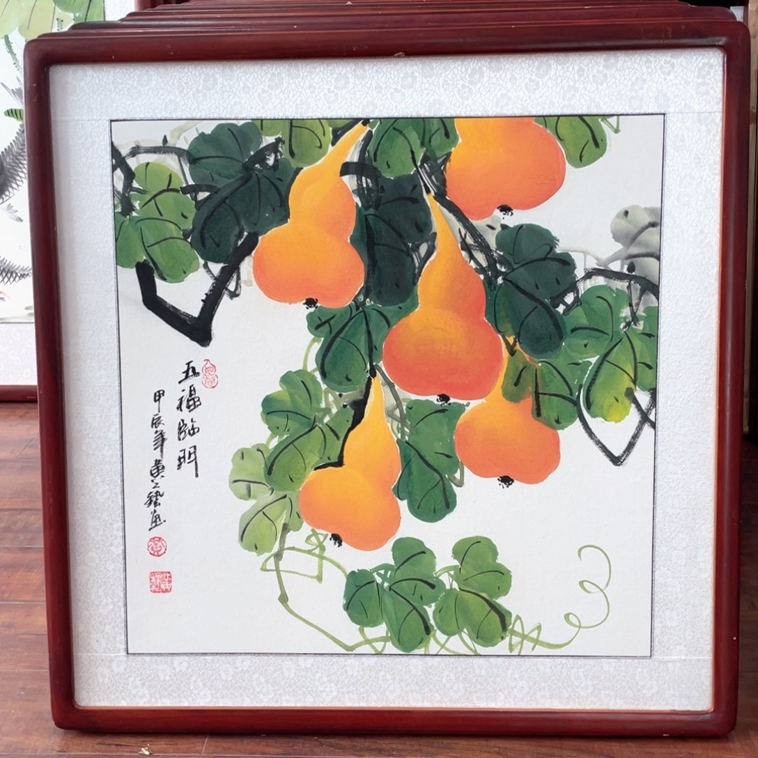 国画带框尺寸63*63厘米