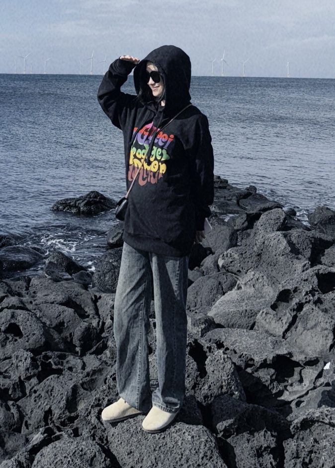 99新 GUCCI/古驰 彩色字母印花帽衫 L码 6415575