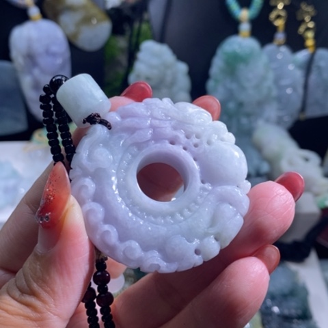 【闪购商品】颈饰未镶嵌翡翠龙牌