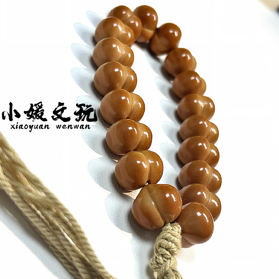 万目高抛亮面大屁桃大光头料16+mm5s精工全品无暇手持
