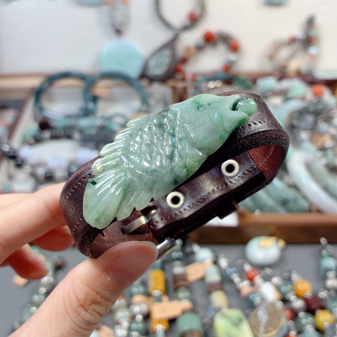 未镶嵌手链翡翠手串