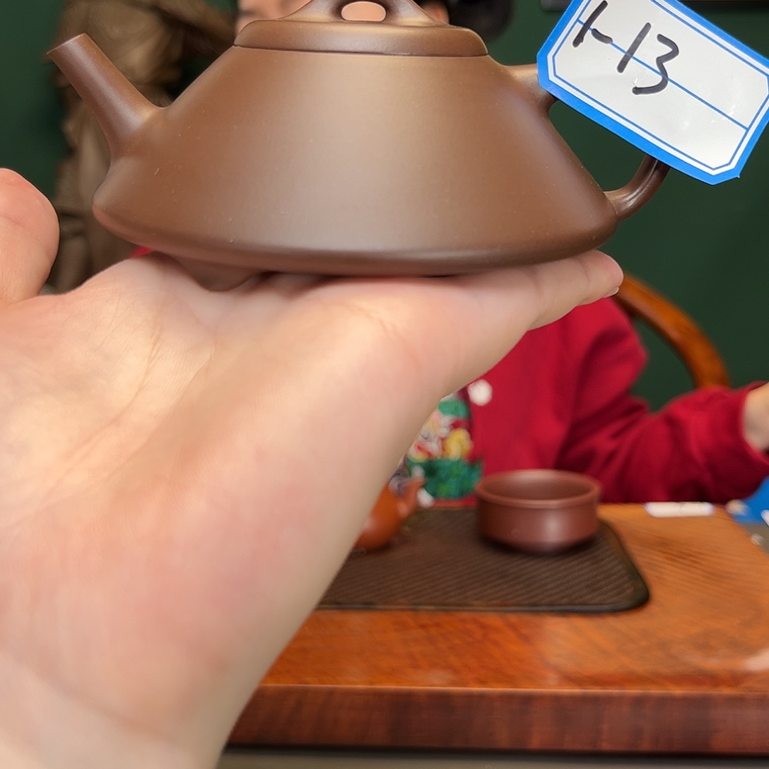 紫砂茶壶合瓢紫泥