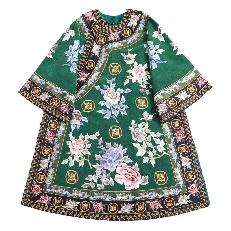 「牡丹国色」丽古龙复古国风手工原创设计百搭刺绣国潮女装汉服上衣