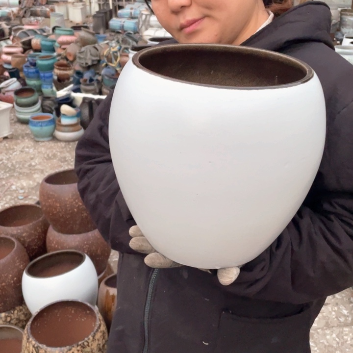 紫砂花盆口20高24正品正品