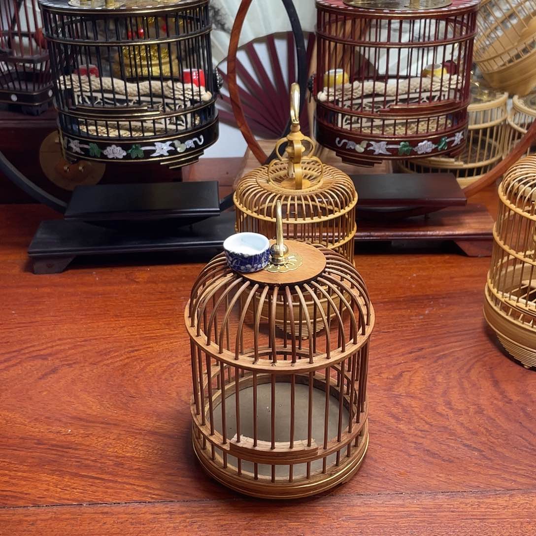 黄金檀圆形蝈蝈笼福利款