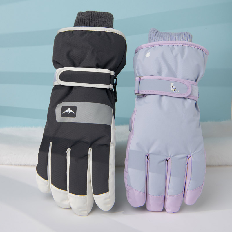 冬季滑雪手套加绒加厚防风防水可触屏男士户外女生骑行电动摩托车