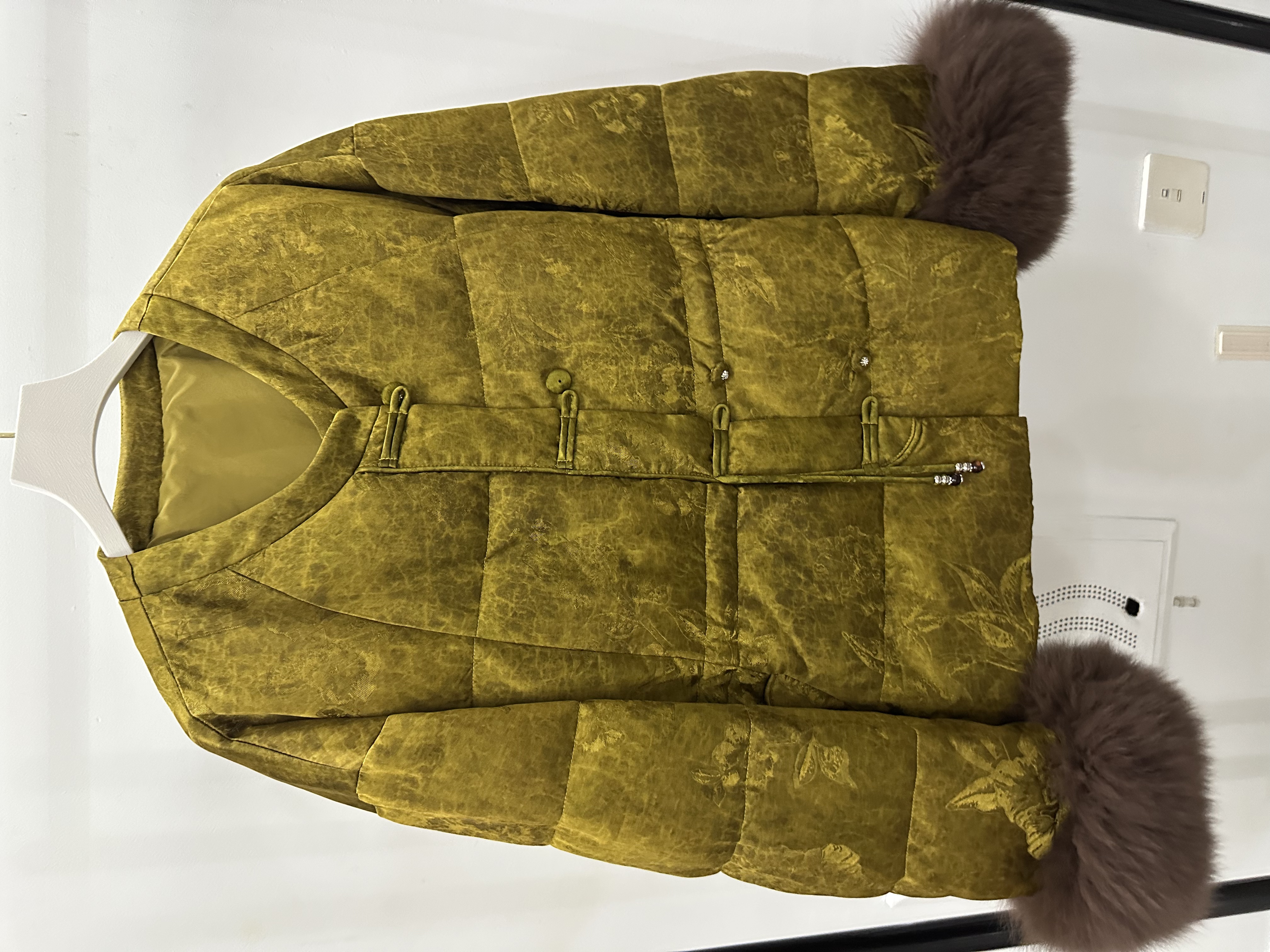 鹅绒羽绒服国风短款外套女冬季新款