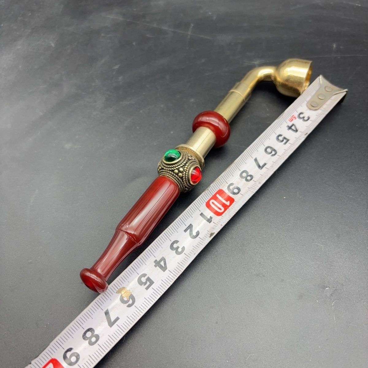 天然玛瑙玛瑙内径可拧开可过滤小烟锅