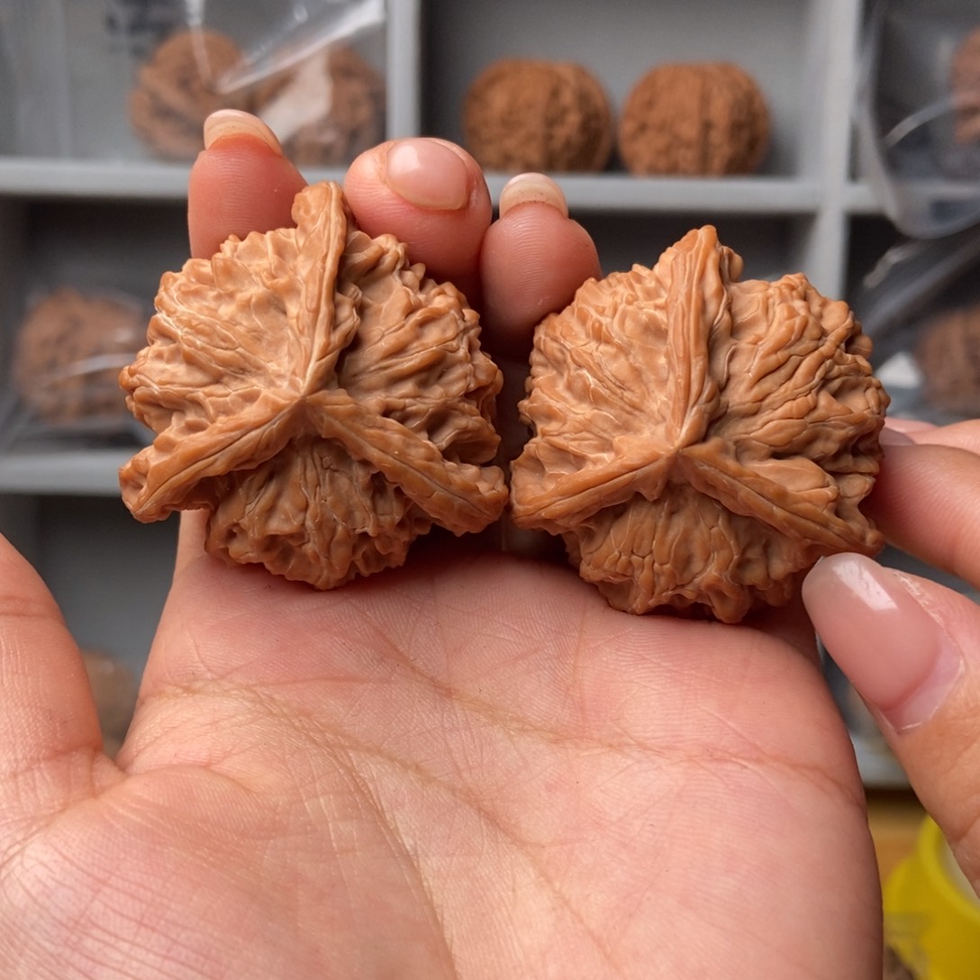 吊坠文玩核桃全品43盘山 矮桩