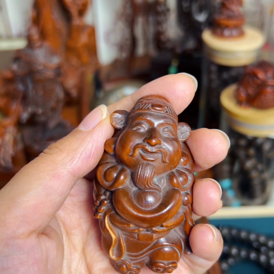 黄杨木年货节福利活动文玩手串把件摆件