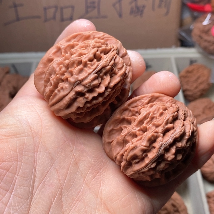 文玩核桃吊坠四座楼