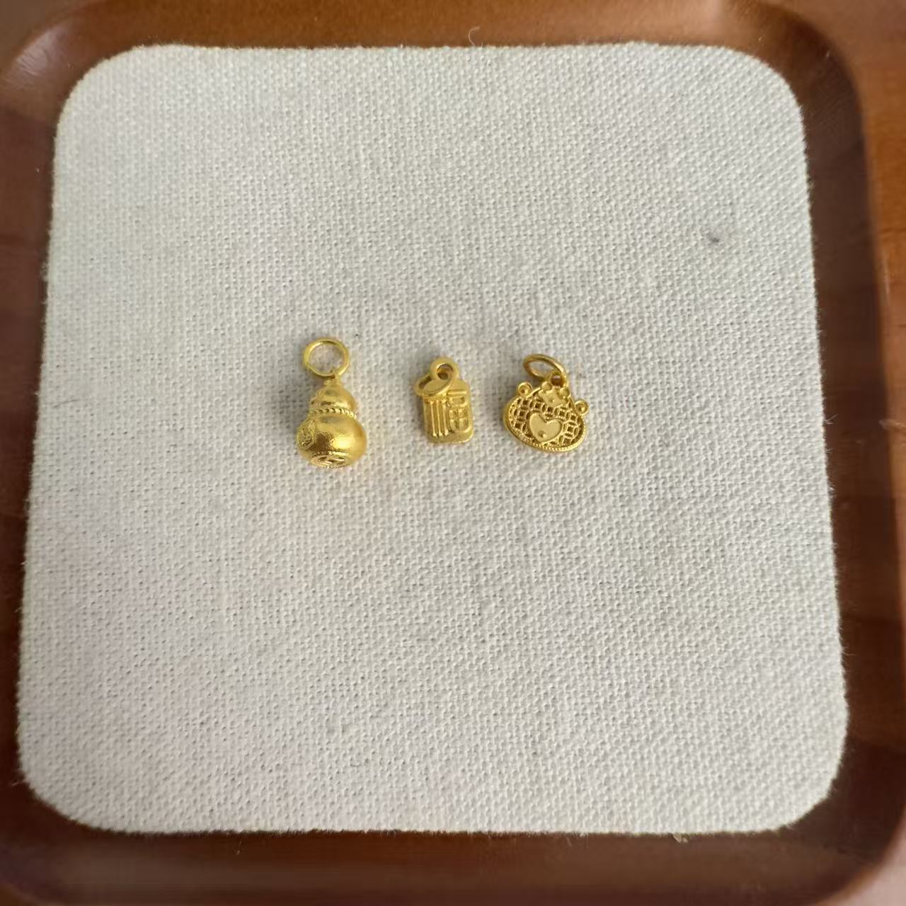 足金999 古法工艺素金滴流