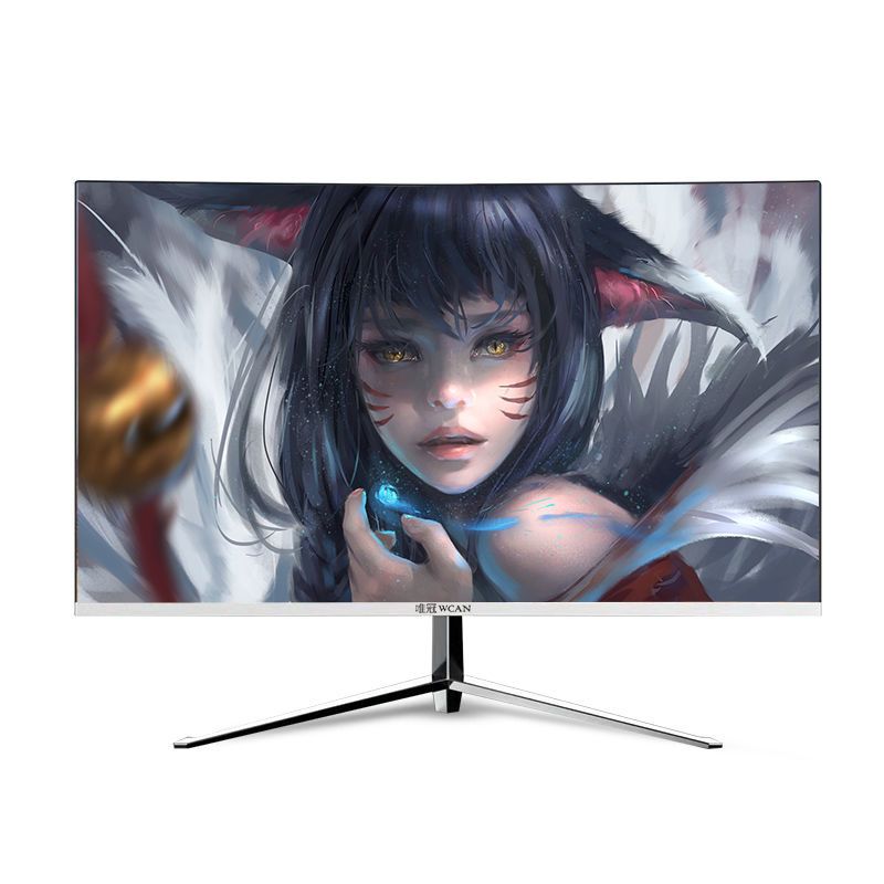 24寸显示器无边框曲直面电竞办公高清显示屏