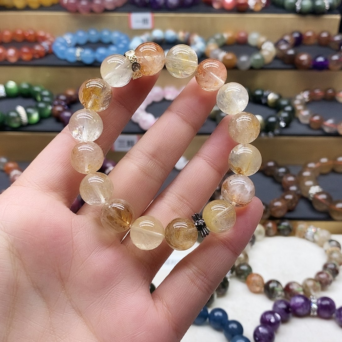 水晶手链未镶嵌胶花