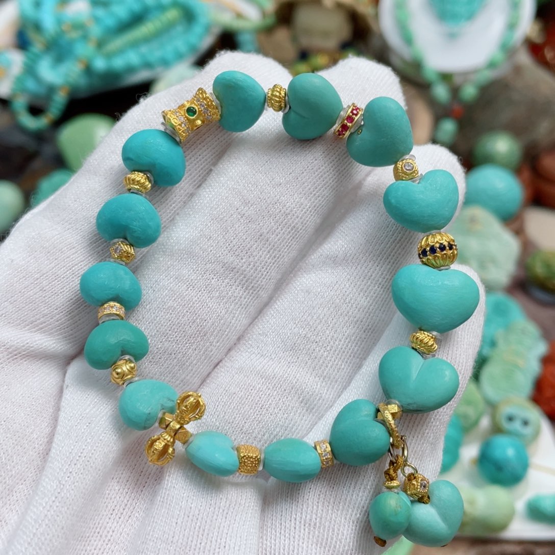 绿松石珠宝奇石未镶嵌