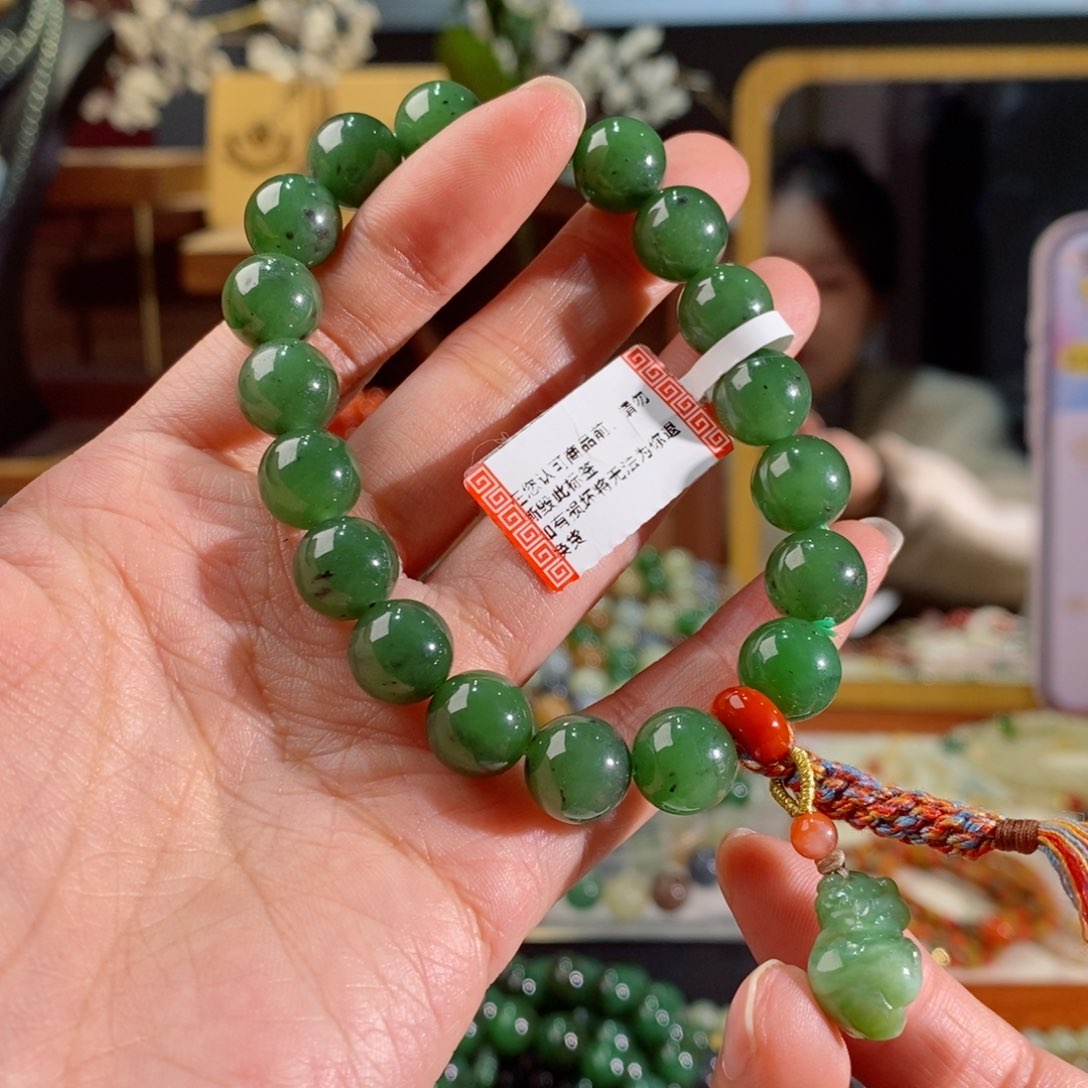 和田玉手串多样性拍一发一未镶嵌