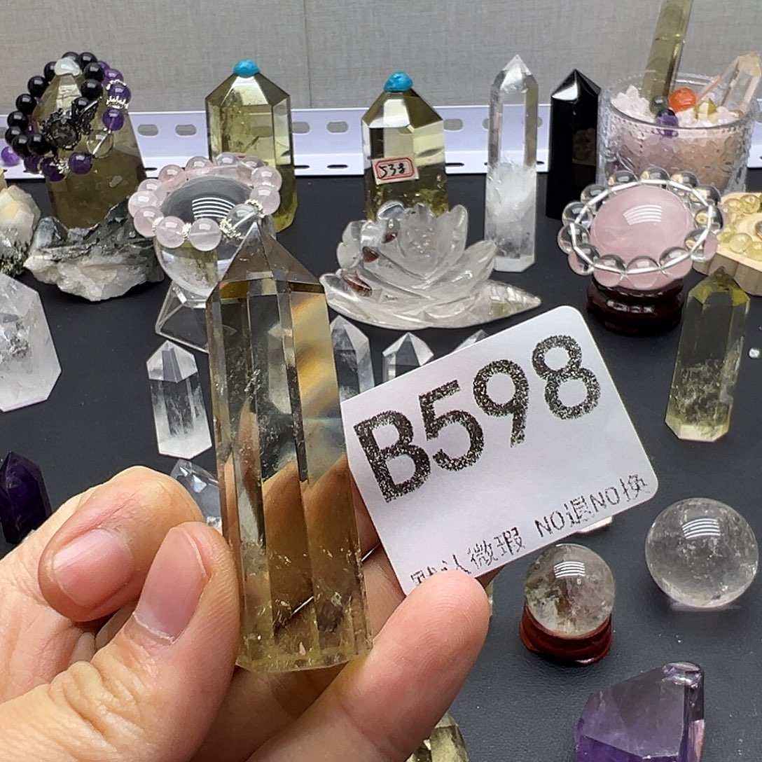 蓝***儿珠宝半成品水晶未镶嵌