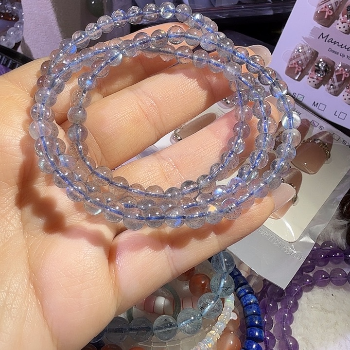 手链水晶未镶嵌灰月光